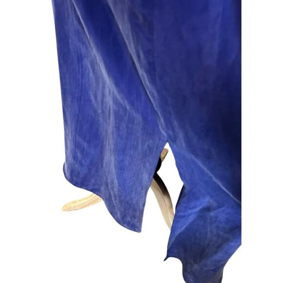 Maren Vintage 90s Deep Iridescent Purple 2pc Silky Maxi Dress & Jacket Size 24W - Picture 6 of 9